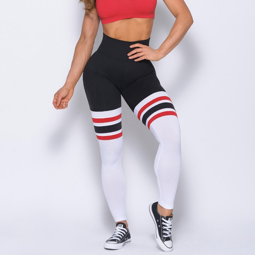 Bombshell Sportswear Thigh high sock leggings